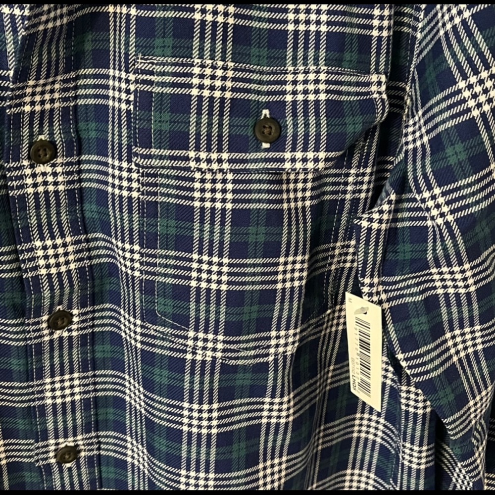 Men’s button down long sleeve top size med - Picture 3 of 4